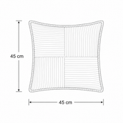 Corduroy Cushion Cover | Striped Patchwork · Homefinn