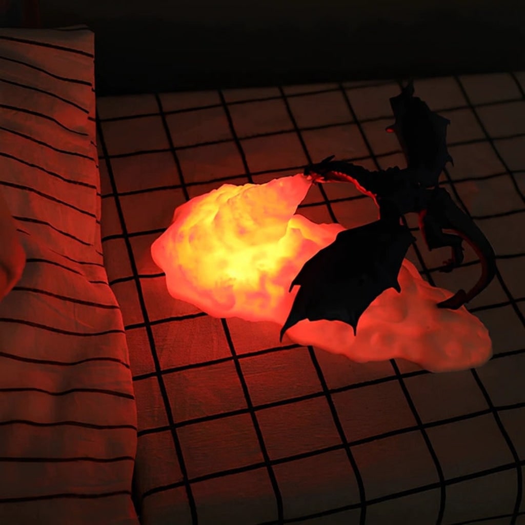 Dragon Night Light | Soft Glow Bedside Lighting· Homefinn