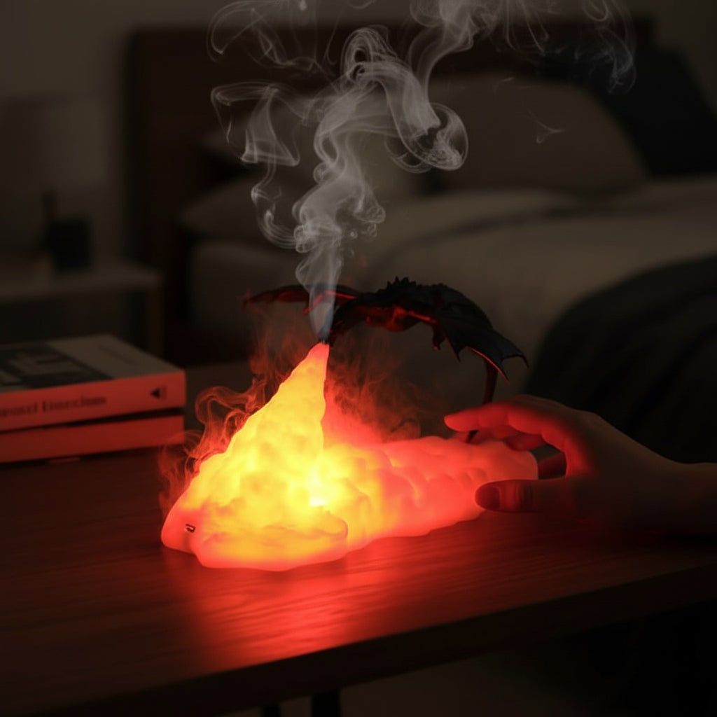 Dragon Night Light | Soft Glow Bedside Lighting · Homefinn