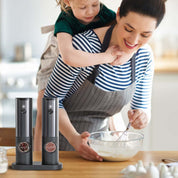 Electric Salt And Pepper Grinder Set | USB Rechargeable · Homefinn