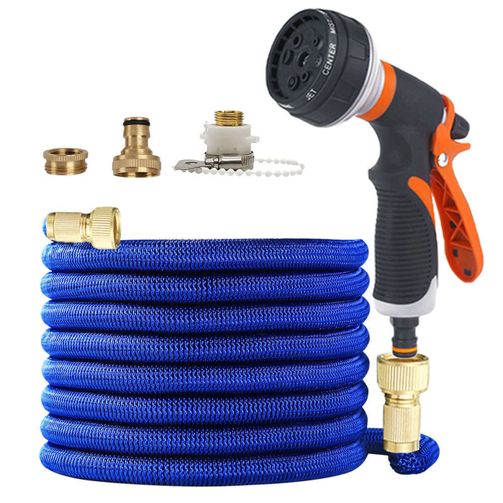 Expandable Garden Hose | Spray Nozzle · Homefinn