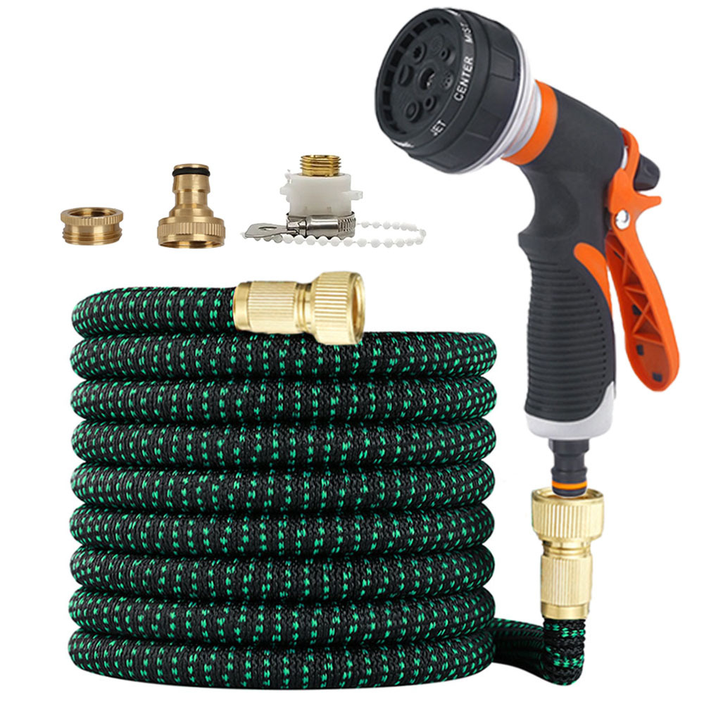 Expandable Garden Hose | Spray Nozzle · Homefinn