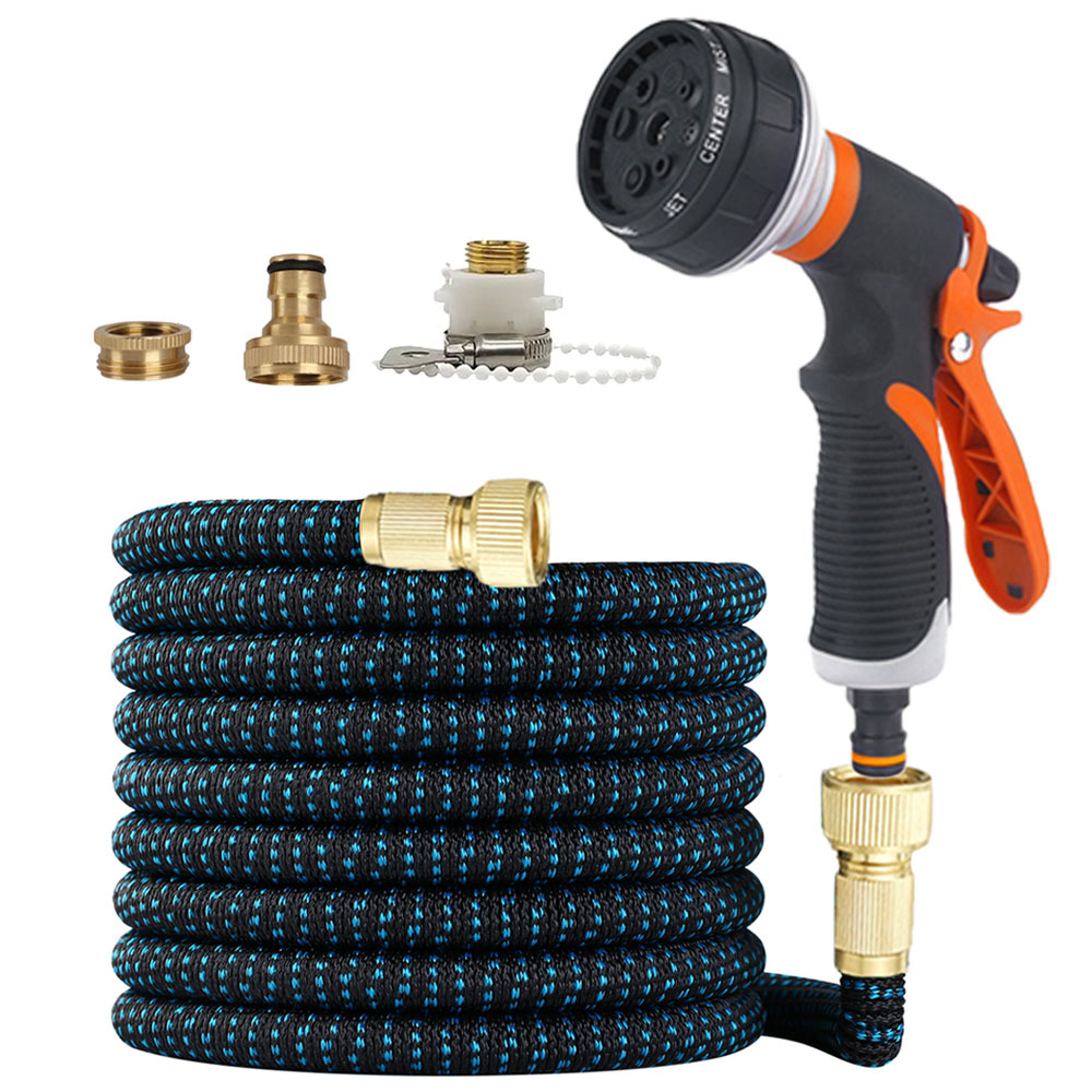 Expandable Garden Hose | Spray Nozzle · Homefinn