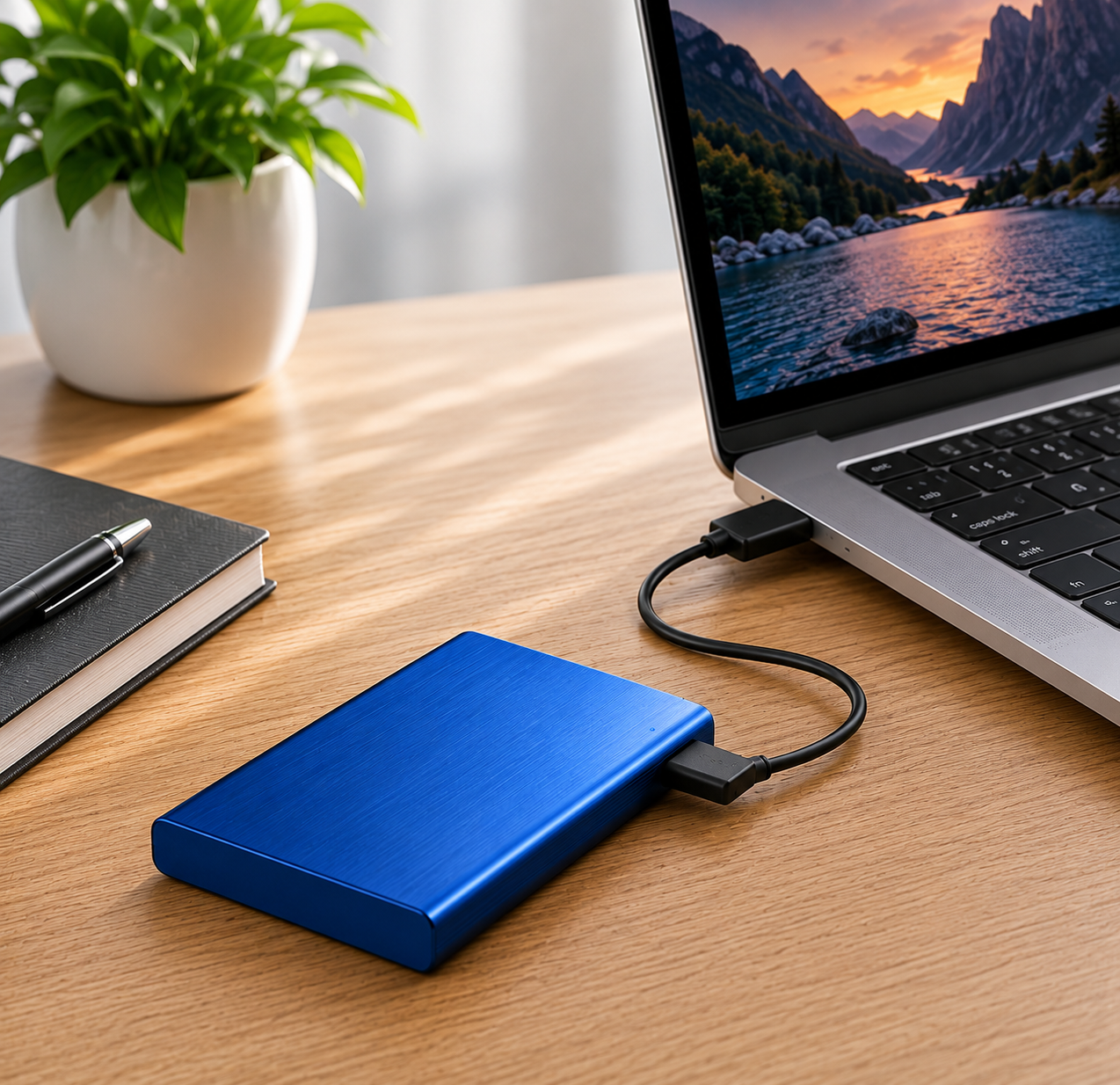 External Hard Drive Portable | USB C High Speed Storage • Homefinn