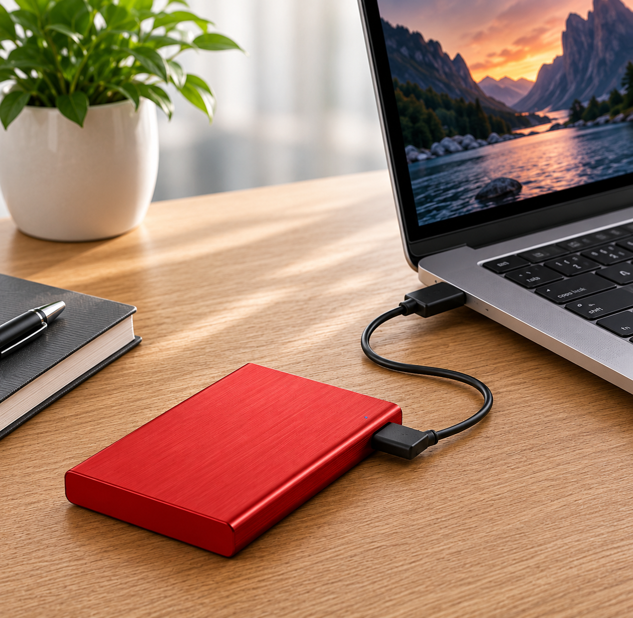 External Hard Drive Portable | USB C High Speed Storage • Homefinn