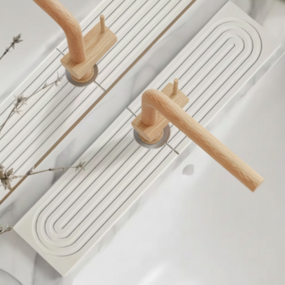 Faucet Drying Mat | Ribbed Drainage · Homefinn