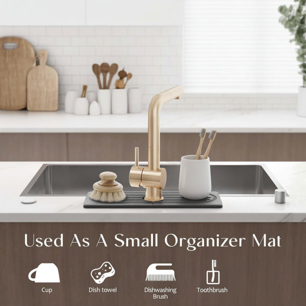 Faucet Drying Mat | Ribbed Drainage · Homefinn