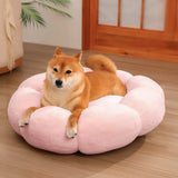 Fluffy Pet Bed | Flower Shaped
