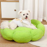Fluffy Pet Bed | Flower Shaped