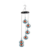 Glass Hummingbird Feeder | Hanging Wind Chime · Homefinn