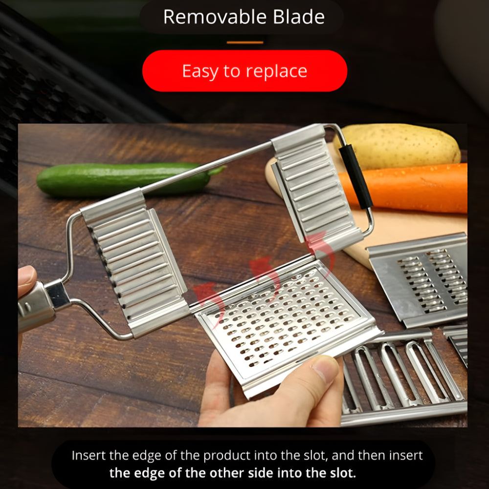 Handheld Vegetable Grater | Stainless Steel · Homefinn