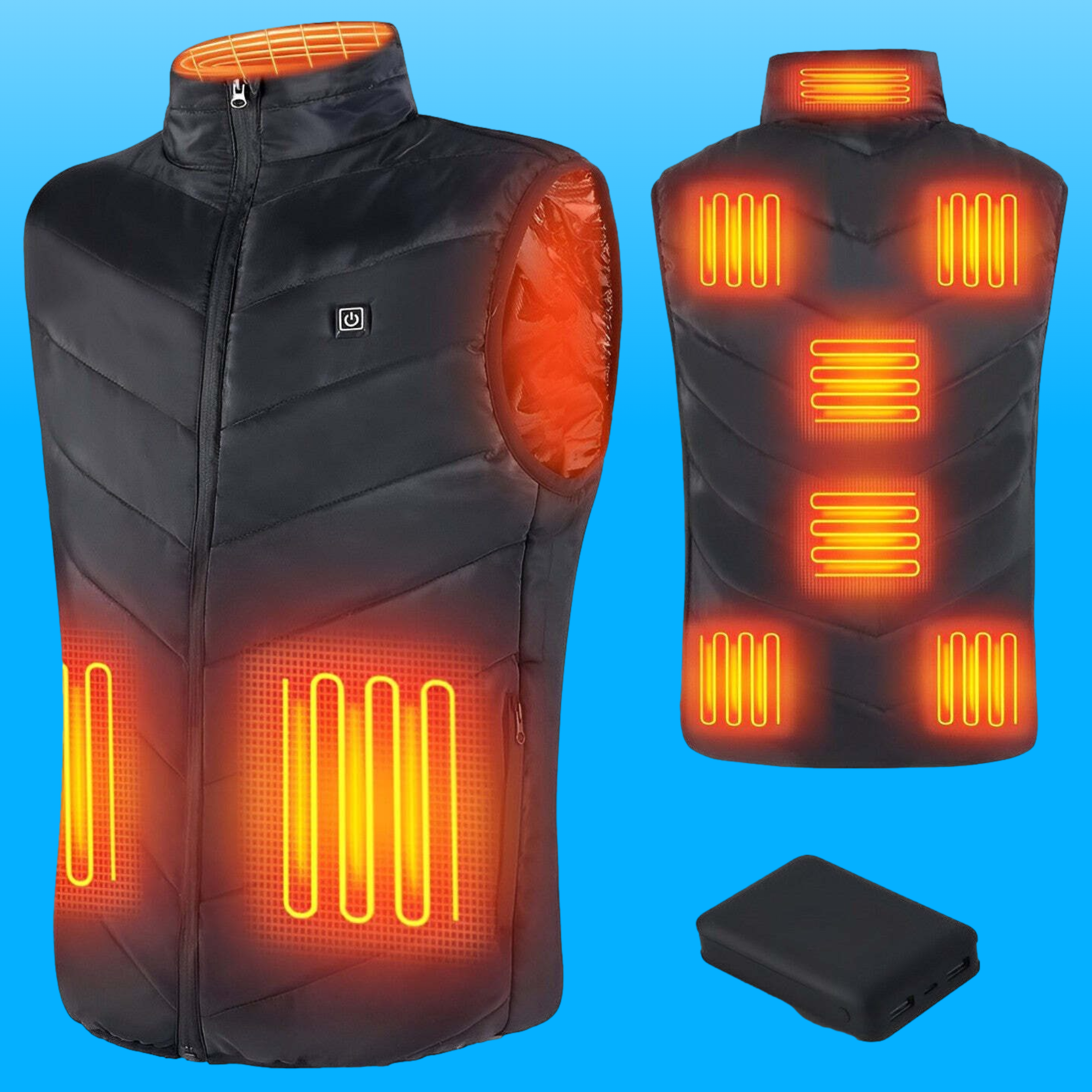 Heated Vest | USB Rechargeable · Homefinn