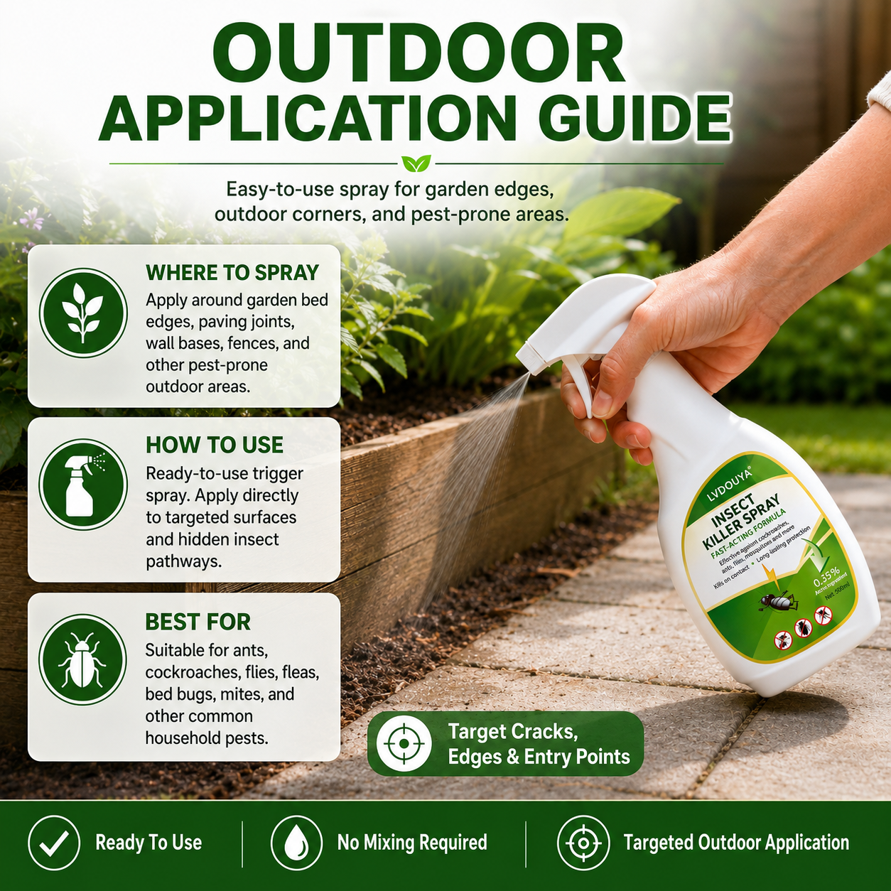 Insect Killer Spray | Household Pest Control Spray • Homefinn
