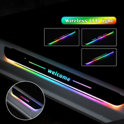 LED Car Door Sill Plate | USB Rechargeable · Homefinn