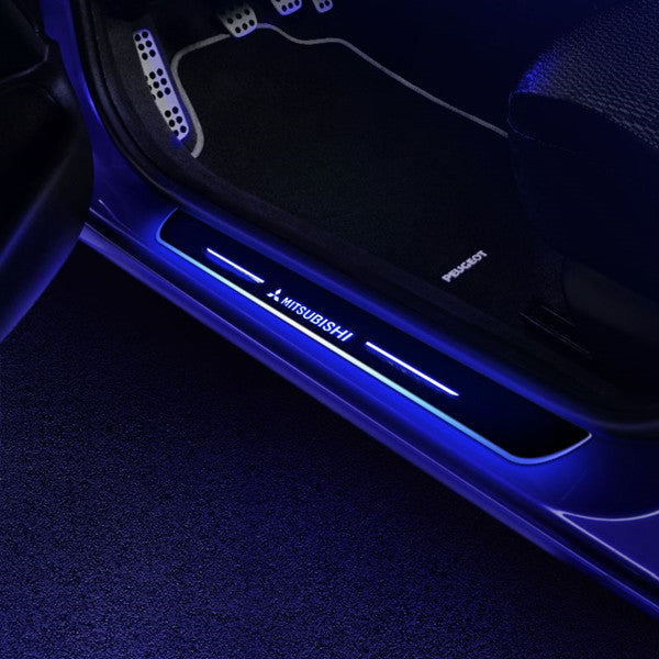 LED Car Door Sill Plate | USB Rechargeable · Homefinn