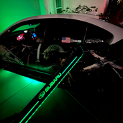 LED Car Door Sill Plate | USB Rechargeable · Homefinn
