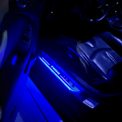 LED Car Door Sill Plate | USB Rechargeable · Homefinn