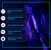 LED Car Door Sill Plate | USB Rechargeable · Homefinn