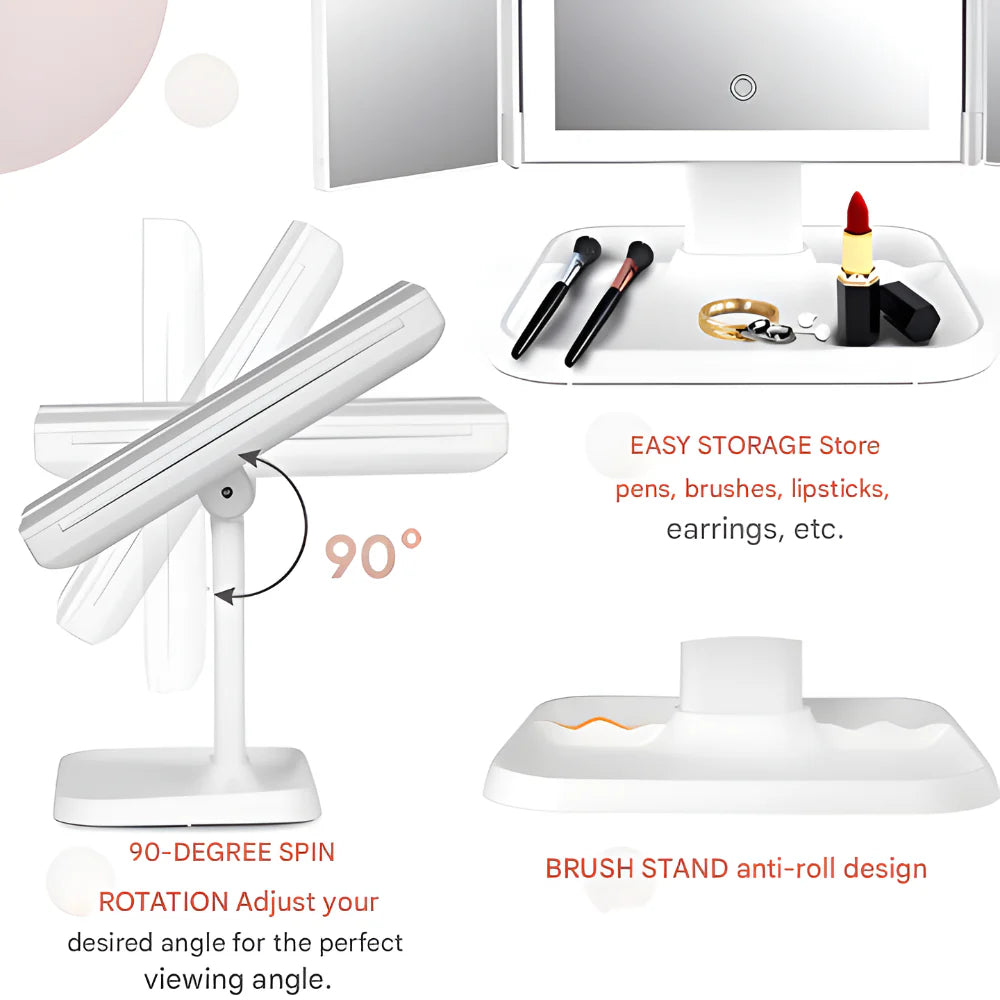 LED Vanity Mirror | Lighted Makeup · Homefinn