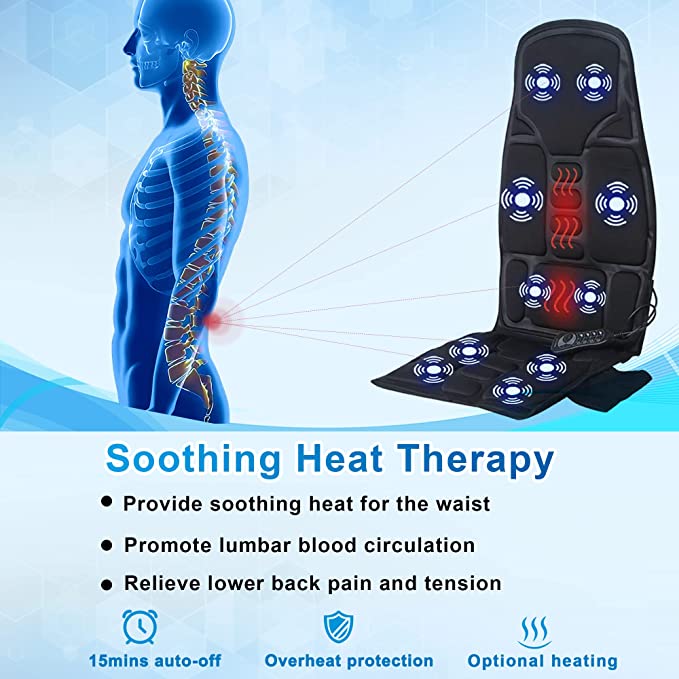 Massage Seat Cushion | Heated Vibration · Homefinn