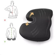 Memory Foam Seat Cushion | Coccyx Cut Out · Homefinn