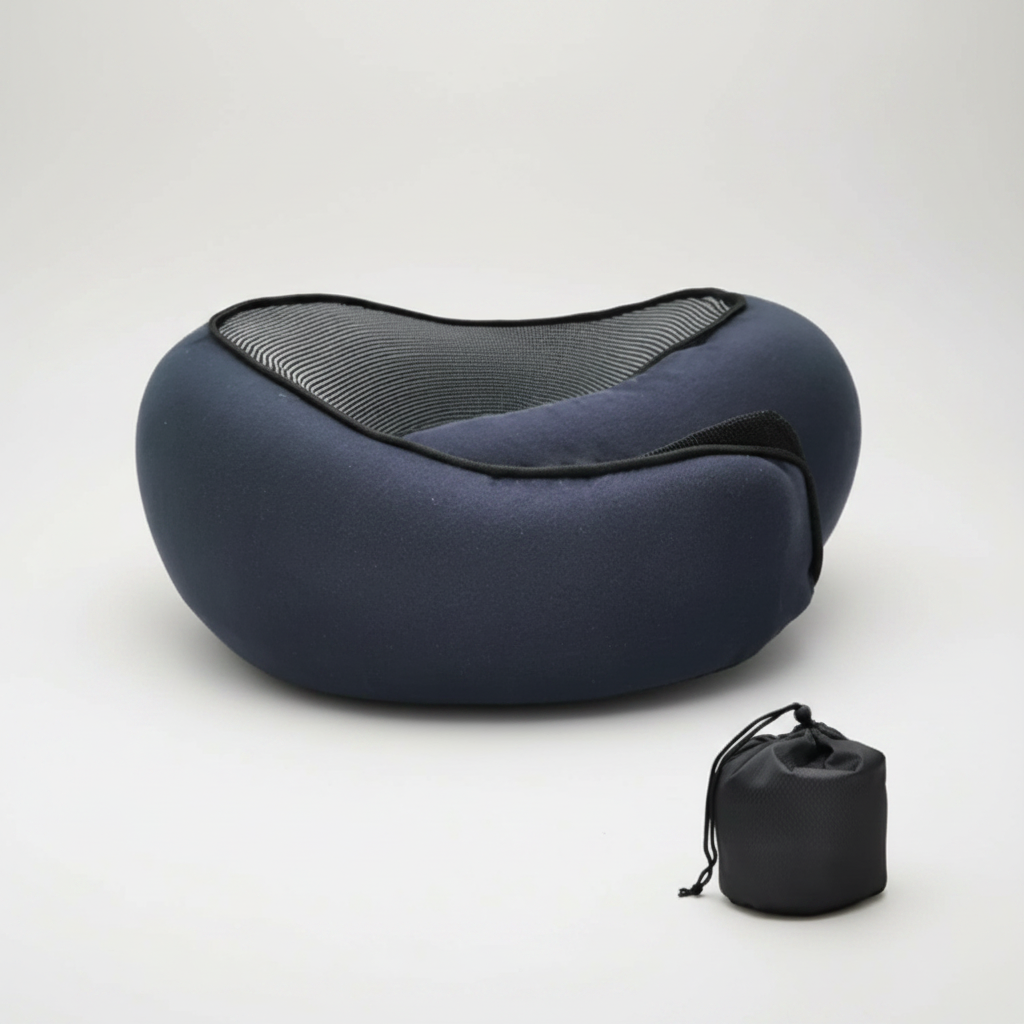 Memory Foam Travel Neck Pillow | Adjustable · Homefinn