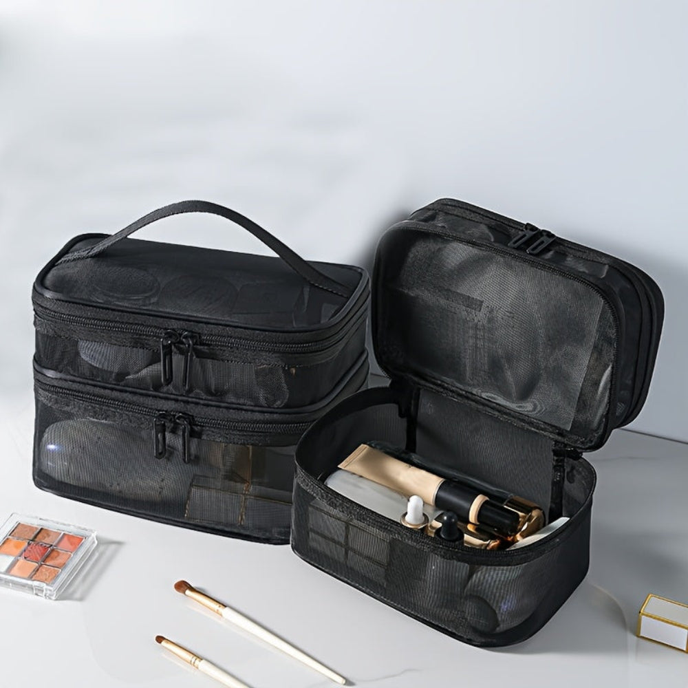 Mesh Cosmetic Bag | Double Layer · Homefinn