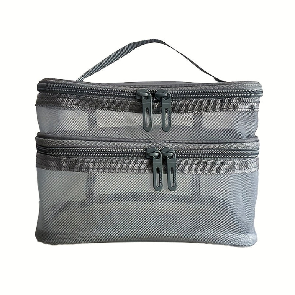 Mesh Cosmetic Bag | Double Layer · Homefinn