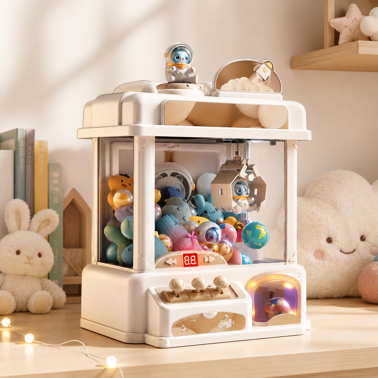 Mini Claw Machine | LED Display · Homefinn