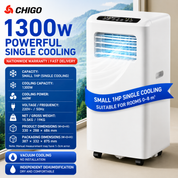 Mini Portable Air Conditioner | Cooling Heating Mobile Unit • Homefinn