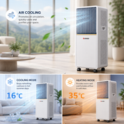 Mini Portable Air Conditioner | Cooling Heating Mobile Unit • Homefinn