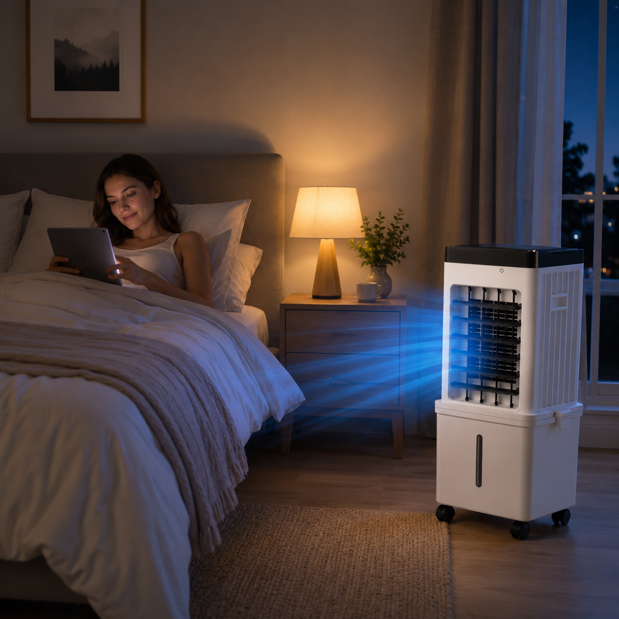 Mini Portable Air Conditioner | Remote Control Evaporative Cooler • Homefinn