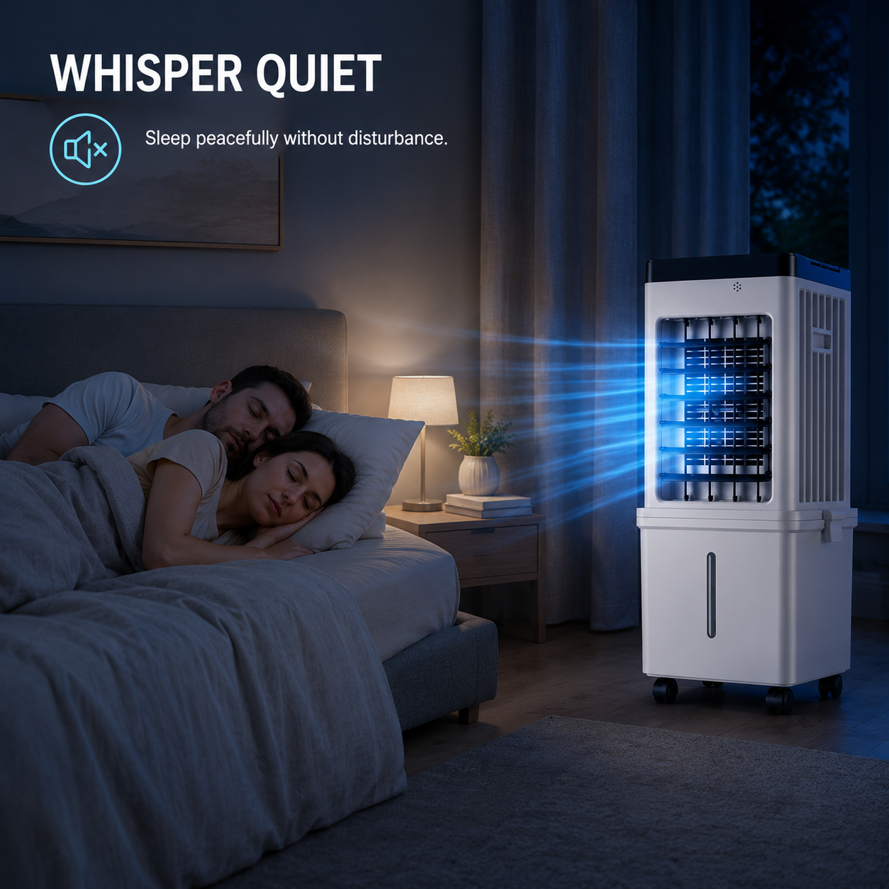 Mini Portable Air Conditioner | Remote Control Evaporative Cooler • Homefinn