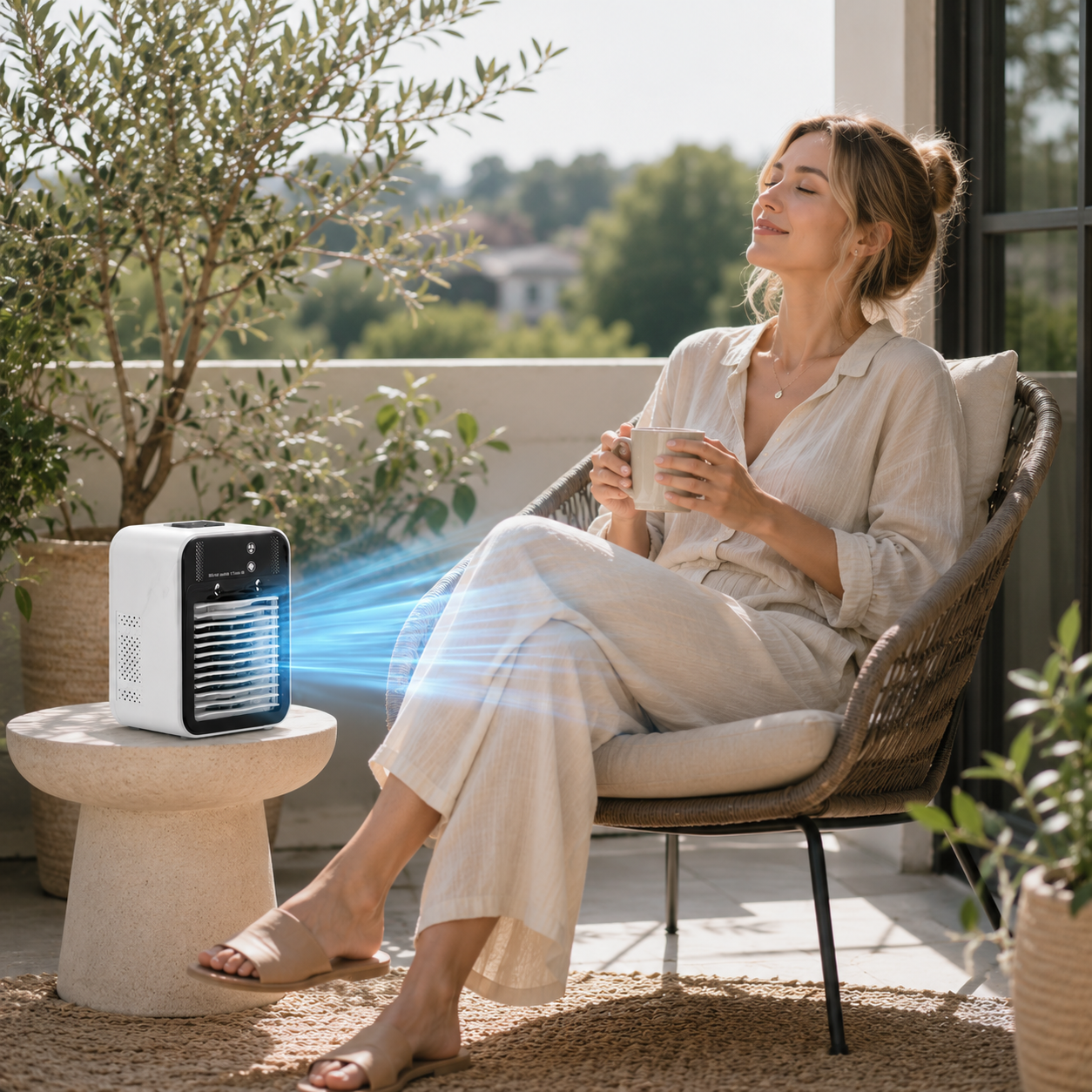 Mini Portable Air Conditioner | USB Mist Cooling Fan • Homefinn