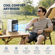 Mini Portable Air Conditioner | USB Mist Cooling Fan • Homefinn