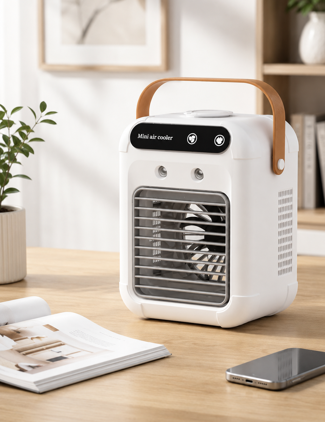 Mini Portable Air Conditioner | USB Mist Cooling Fan • Homefinn