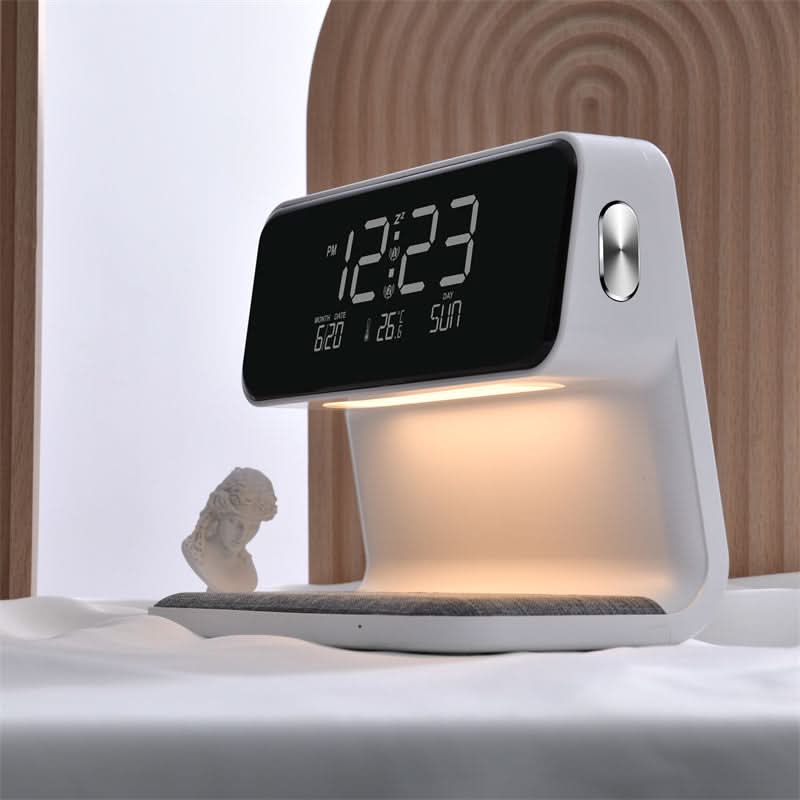 Modern Bedside Lamp | Wireless Charging · Homefinn