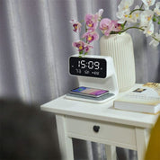 Modern Bedside Lamp | Wireless Charging · Homefinn