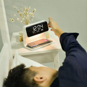 Modern Bedside Lamp | Wireless Charging · Homefinn