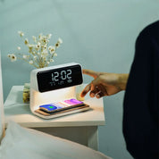Modern Bedside Lamp | Wireless Charging · Homefinn