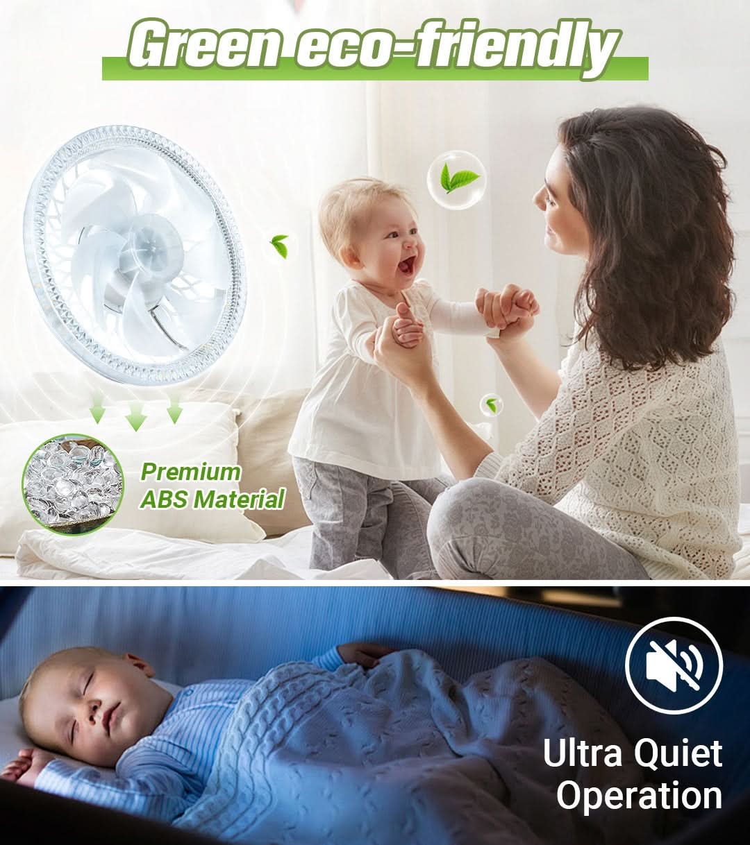 Modern Ceiling Fan Light | Remote Control · Homefinn