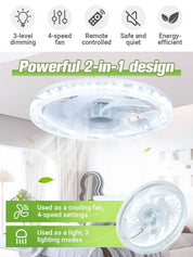 Modern Ceiling Fan Light | Remote Control · Homefinn