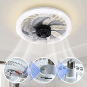 Modern Ceiling Fan Light | Remote Control · Homefinn