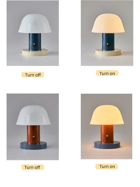 Modern Mushroom Table Lamp | LED Light · Homefinn