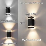 Modern Outdoor Wall Light | Up Down LED · Homefinn