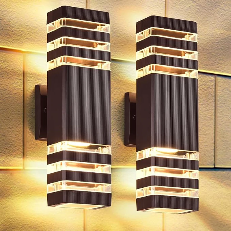 Modern Outdoor Wall Light | Up Down LED · Homefinn