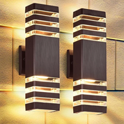 Modern Outdoor Wall Light | Up Down LED · Homefinn