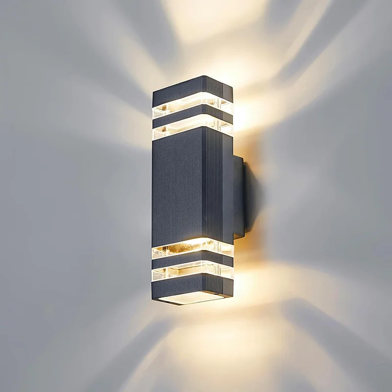 Modern Outdoor Wall Light | Up Down LED · Homefinn