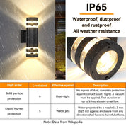 Modern Outdoor Wall Light | Up Down LED · Homefinn
