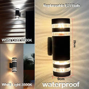 Modern Outdoor Wall Light | Up Down LED · Homefinn
